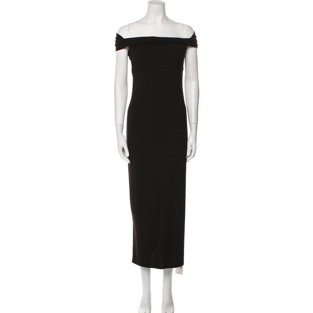 Elegant Black Off-Shoulder Dress